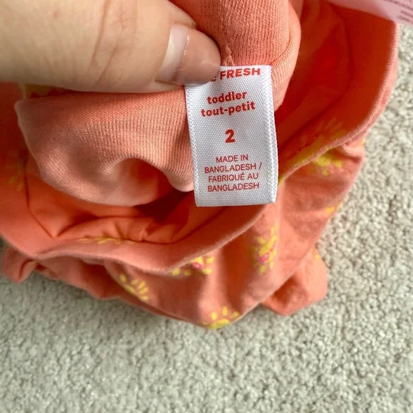 Coral Sun Print Ruffle Skort - Picture 4 of 4